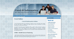 Desktop Screenshot of corsiformazioneinformatica.it